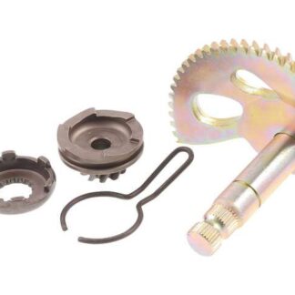 Kickstarterreparatursatz Kickstarterwelle, Ritzel, Mitnehmer China 2-Takt CPI, Keeway, Generic, PGO, Explorer, Baotian 50ccm