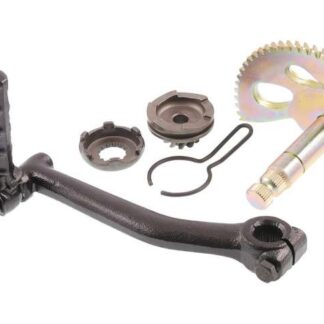 Kickstarterreparatursatz Kickstarterwelle, Ritzel, Mitnehmer China 2-Takt CPI, Keeway, Generic, PGO, Explorer, Baotian 50ccm