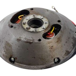 Lichtmaschine / Zündung Set UNI AUTO Zündungsgrundplatte mit Polrad 6V kompatibel für Vespa T1, T2, TS 125, T4, VBA, VBB 150, GT, Sprint, Super