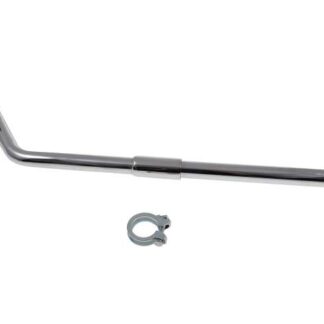 Auspuffkrümmer 22mm links 2-Takt kompatibel für Sachs 504 / Hercules Mofa Moped Ersatz Krümmer Auspuffanlage