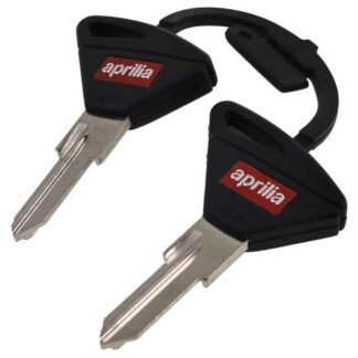 Schlüsselrohling Original, kompatibel für Aprilia RX, SX 125 ab Bj. 2018 Ersatz Moped Motorrad Schlüssel Satz