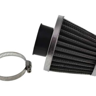 Luftfilter Powerfilter AW 35mm Chrom Universal für Roller, Motorrad, Moped, Quad, Mofa Sportluftfilter