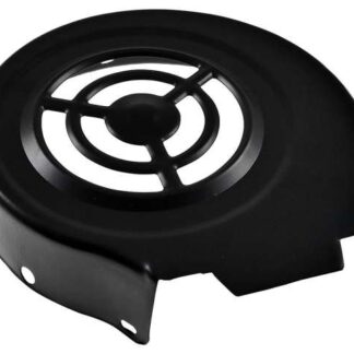 Lüfterabdeckung UNI AUTO schwarz 2-Takt für Lambretta 125-200ccm DL, GP, LI, Special, 150 LI, Special, SX, 175 TV 2-3, 200 SX, TV