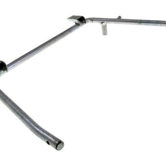 Hauptständer UNI AUTO silber für Lambretta LI Serie 3, LIS, SX, TV Serie 3, DL, GP