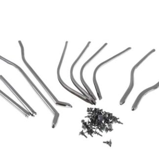 Zierleisten Trittbrett Set UNI AUTO Chrom für Lambretta LI Serie 3, TV Serie 3, SX Ersatz Kit