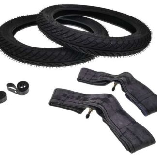 2x Reifen SPEEDWAYS Cobra F1 2.75-17 49P TL, 2x Schlauch, 2x Felgenband kompatibel für Honda NSR 50, Kymco K-Pipe, Simson Sperber