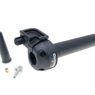 Gasgriff DOMINO Kurzhub 3,6 Grad/ 74mm schwarz - universal