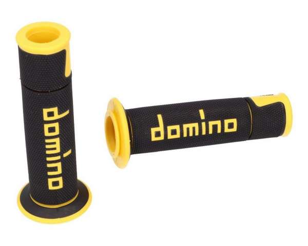 Lenkergriffe DOMINO A450 On-Road Racing mit offenen SCHWARZ / GELB