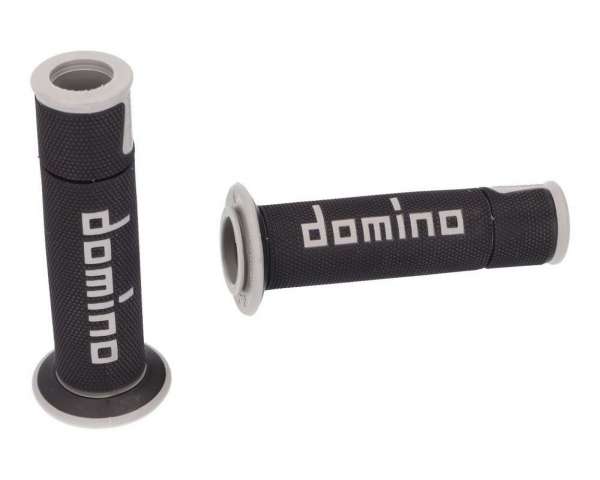 Lenkergriffe DOMINO A450 On-Road Racing mit offenen SCHWARZ / GRAU