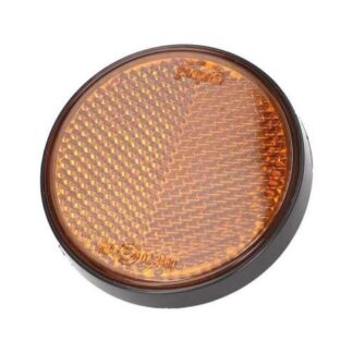 Reflektor rund 55mm orange schraubbar