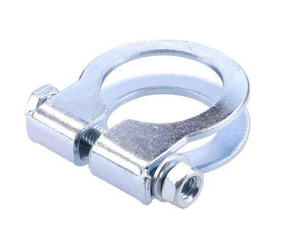 Klemmschelle Krümmer verzinkt 28mm 2-Takt Simson S50, S51, S53, S70