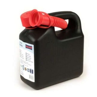 Benzinkanister HÜNERSDORFF 3L (3000ml) mit Schnorchel schwarz Roller