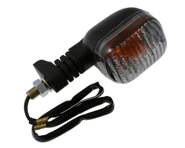 Blinker DUC STYLE, schwarz, getöntes Glas, vorne rechts oder hinten links, M10