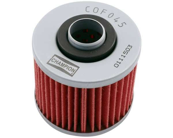 Ölfilter Champion COF045 (X 302) kompatibel für Yamaha MT-03, SR 400, SRX 400, XT 600, XVS 650 N Drag Star, YFM 700 R