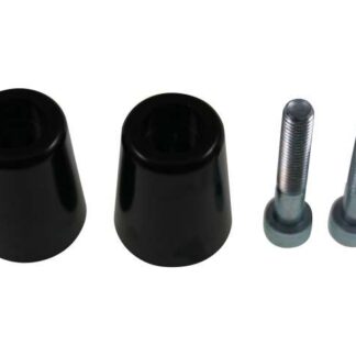 Lenkergewichte Alu/schwarz für diverse Kawasaki Original Lenker, Paar