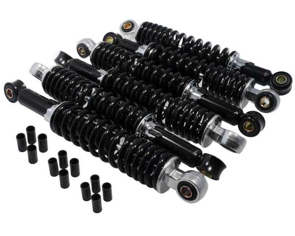 Stoßdämpfer Tieferlegung SET 2x 260mm / 4x 280mm schwarz vorne hinten Simson DUO