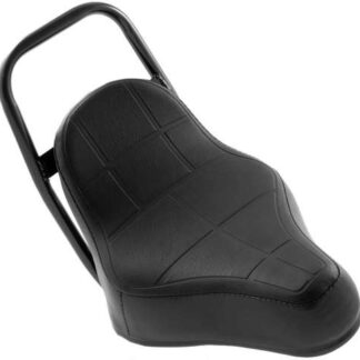 Sitzbank Sattel schwarz mit Sissybar SCORPEX S / N Automatico Maxi Aleta Grande