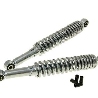 Stoßdämpfer Set 360mm chrom verstellbar STREETLIGHTS Herkules Prima 50 2-Takt