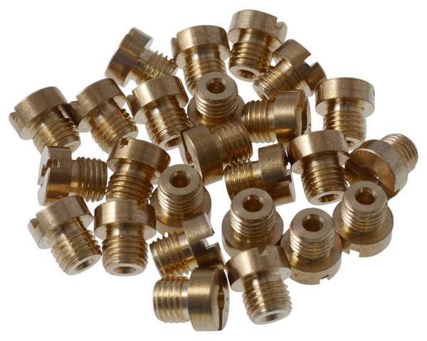 Hauptdüsen Set 25 Stück 55-115 Dellorto 6mm für 12mm - 17,5mm 2-Takt Vergaser M6