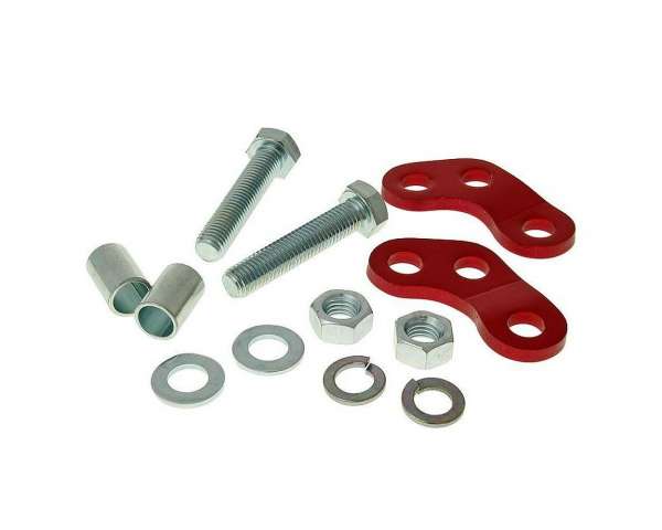 Höherlegungssatz Aluminium rot Derbi Senda Aprilia RX 50 D50B0 SX SM