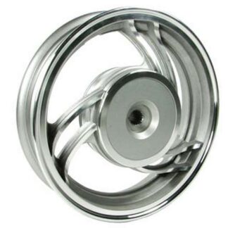 Felge hinten Trommelbremse 10 Zoll 3 Speichen Stern Alu