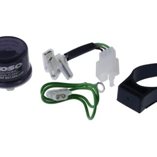 KOSO 12V Universal LED Blinkerrelais - 3-Pin, 1-80 Watt, Kompatibel mit Motorrad, Roller, Quad