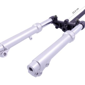 Telegabel komplett Ersatz Gabelbrücke, Gabelholme für CPI Oliver, Hussar, Popcorn, Keeway Focus, F-Act 50 Set Kit