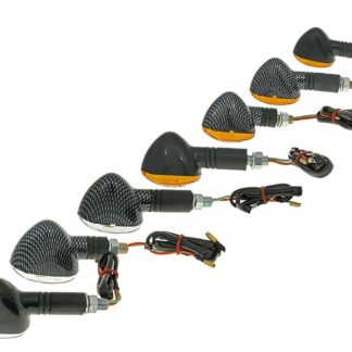 Blinker Set Universal M10 Doozy verschiedene Ausführungen Schwarz -lang -Klar