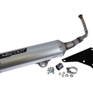 Auspuff TECNIGAS Maxi 4Scoot 4-Takt kompatibel für Piaggio Beverly, Carnaby 125-200 Quasar Motor