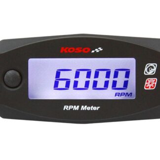 Drehzahlmesser KOSO Digital Mini 4 RPM 0-15000 U/min 12V Universal Roller, Motorrad, Moped, Mofa, Quad, ATV