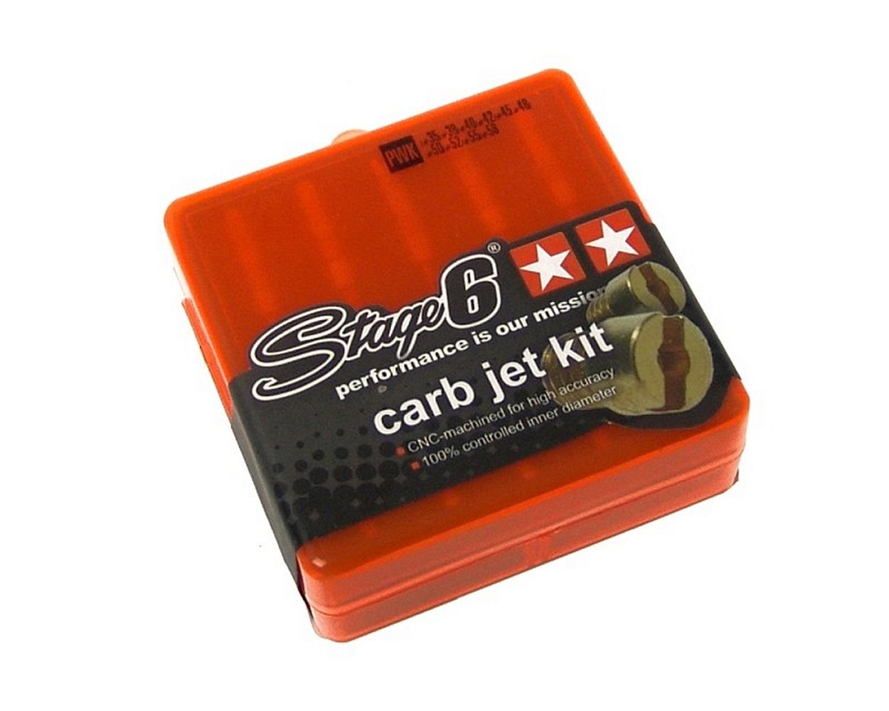 Nebendüsenset (10Stk) STAGE6 2-Takt für PWK M6 / 6mm 35 - 58