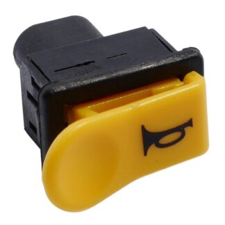 Schalter Ersatz Hupe / Horn gelb kompatibel für Piaggio TPH 50, Sfera, Storm, Gilera Typhoon