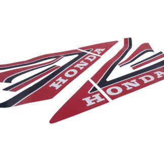 Aufklebersatz Dekorsatz Honda MB 87 Rot Weiss