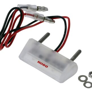 Kennzeichenbeleuchtung KOSO LED Drop SCHWARZ