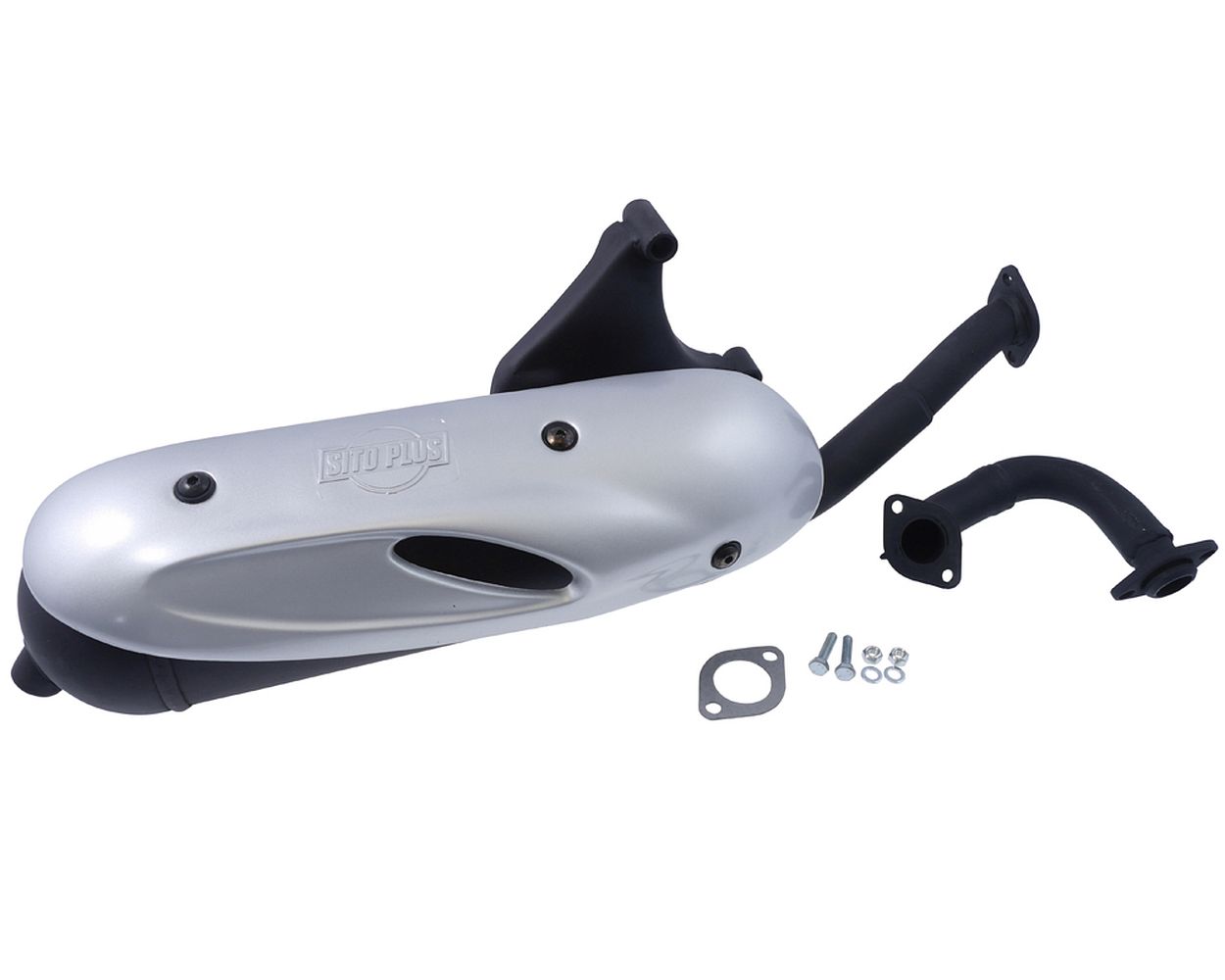 Auspuffanlage SITO Plus 2-Takt kompatibel für Piaggio Sfera 50 Serie, Sfera 80, Liberty 50 – Bild 2