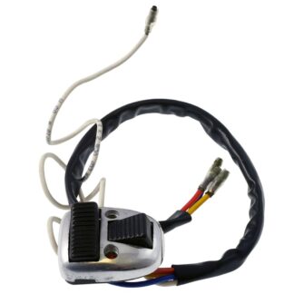 Lichtschalter für Lambretta eckig, 4-Kabel, schwarz