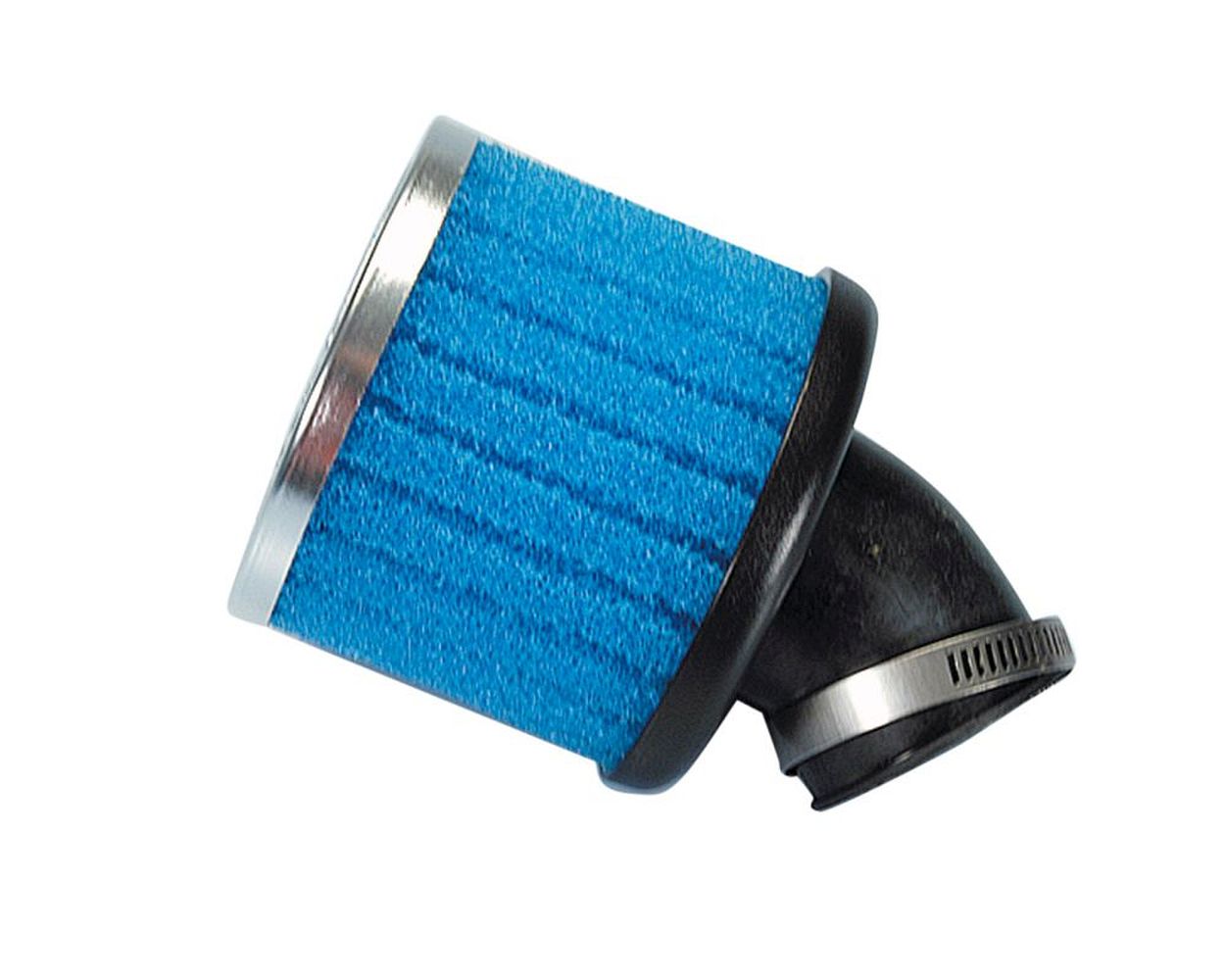 Luftfilter POLINI Special Air Box lang 30 Grad blau 32MM