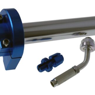 Gasgriff CNC Kurzhub blau eloxiert