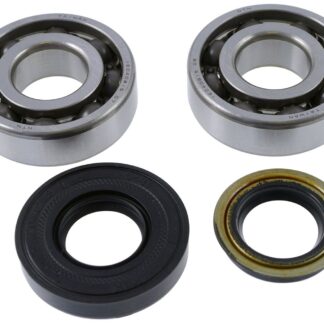 Kurbelwellenlagersatz C4 Metallkäfig mit Wellendichtringe 2-Takt Minarelli liegend stehend Yamaha Aerox, Slider, MBK Nitro, Booster