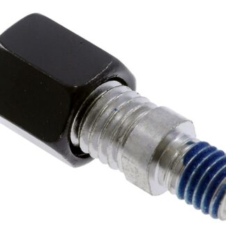 Spiegeladapter SW14 M8 x 1.25 auf M10 x 1.5 mm Rechtsgewinde schwarz