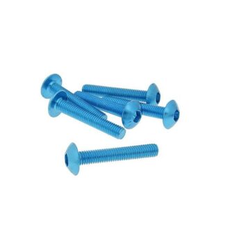 Schraubensatz 6 Stück Verkleidung - M5 30mm ORANGE