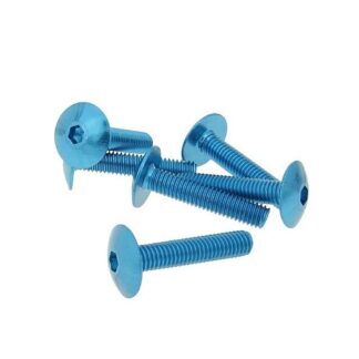 Schraubensatz 6 Stück Verkleidung - M6 30mm ROT