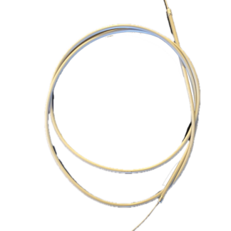 Gaszug mit Mantel 1,2mm 1600mm Mantellänge 1800mm Zuglänge mit 4,5mm Gaszugnippel 4,5mm