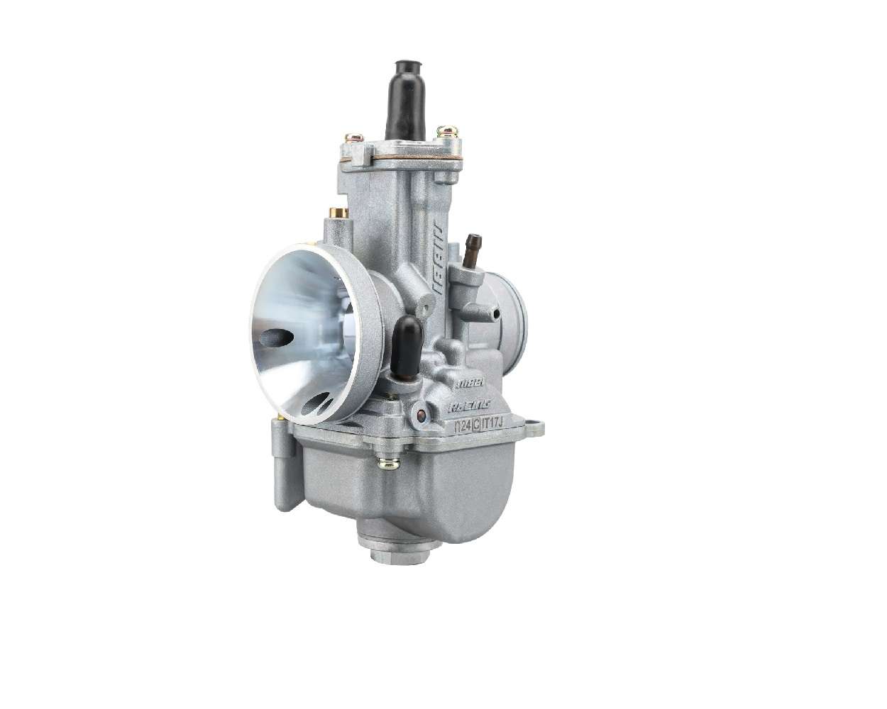 Vergaser NIBBI RACING PWK 24mm SP Silver Line für Roller Maxiroller 2-Takt Schaltmoped Mofa Quad – Bild 4
