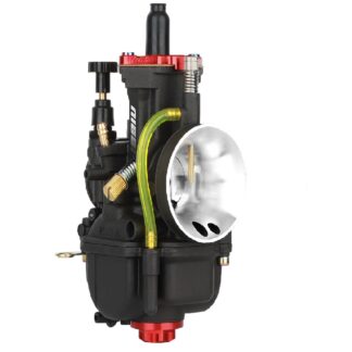 Vergaser NIBBI RACING PWK 24mm YJ Pro Black Line mit Powerjet für Roller Maxiroller 2-Takt Schaltmoped Mofa Quad