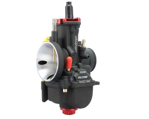Vergaser NIBBI RACING PWK 28mm YJ Pro Black Line mit Powerjet für Roller Maxiroller 2-Takt Schaltmoped Mofa Quad – Bild 3