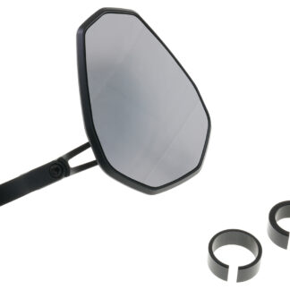 Lenkerendenspiegel HIGHSIDER Pro Ventura-RS (1 Stück) Kurz Matt-schwarz Moped Motorrad Roller Quad Mofa