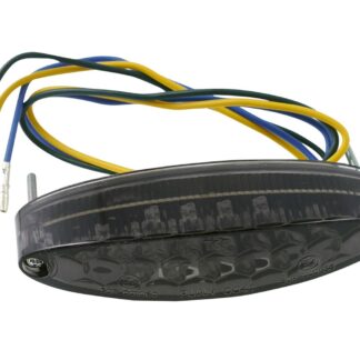Rücklicht Mini LED Motorrad NUMBER1 getöntes Glas mit Nummernschildbeleuchtung