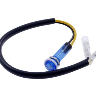 Kontrollleuchte Fernlicht Motorrad blau 12mm 12V/2W Schraubbefestigung