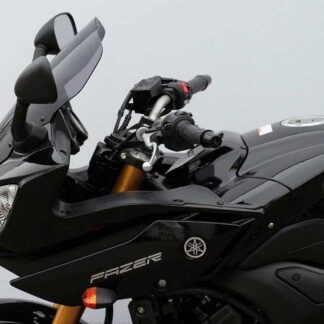 MRA-Verkleidungsscheibe kompatibel für Yamaha FZ 8 Fazer, 10-, schwarz, Originalform